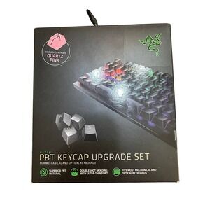 Razer PBT Doubleshot Keycap Upgrade Set - Quartz Pink - NEW